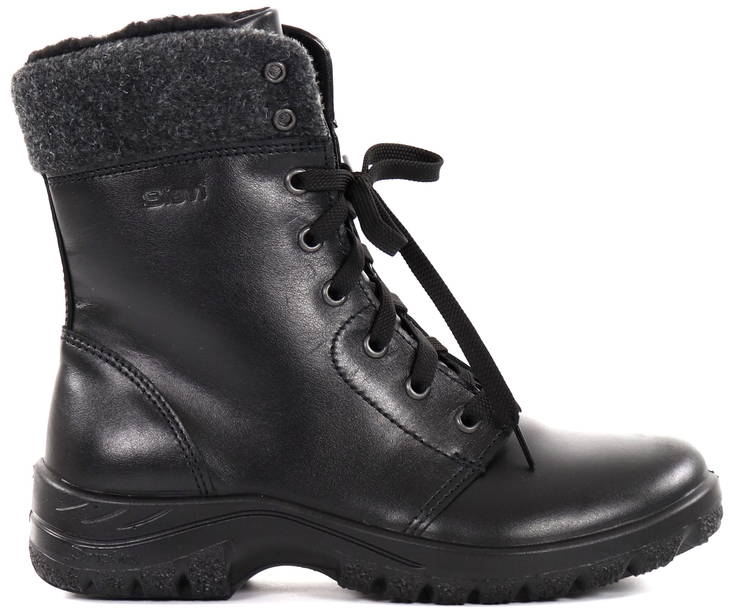 Sievi Damen Leder Stiefeletten Milja, Schwarz - Damen Stiefeletten - 132378 - 1