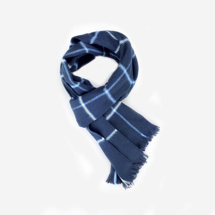 Veniz N61645 Schal blau - Herrenhandschuhe, Schals, Kopfbedeckungen - 134968 - 1