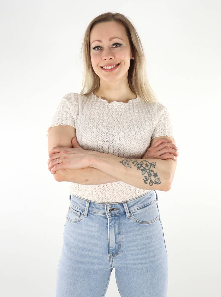 Vero Moda Damen T-Shirt Schneeweiß - Damen T-Shirts - 136058 - 1