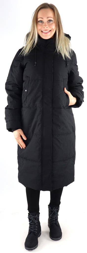 Vero Moda Wintermantel Margaret lang, schwarz - Damen Winterjacken - 132098 - 1