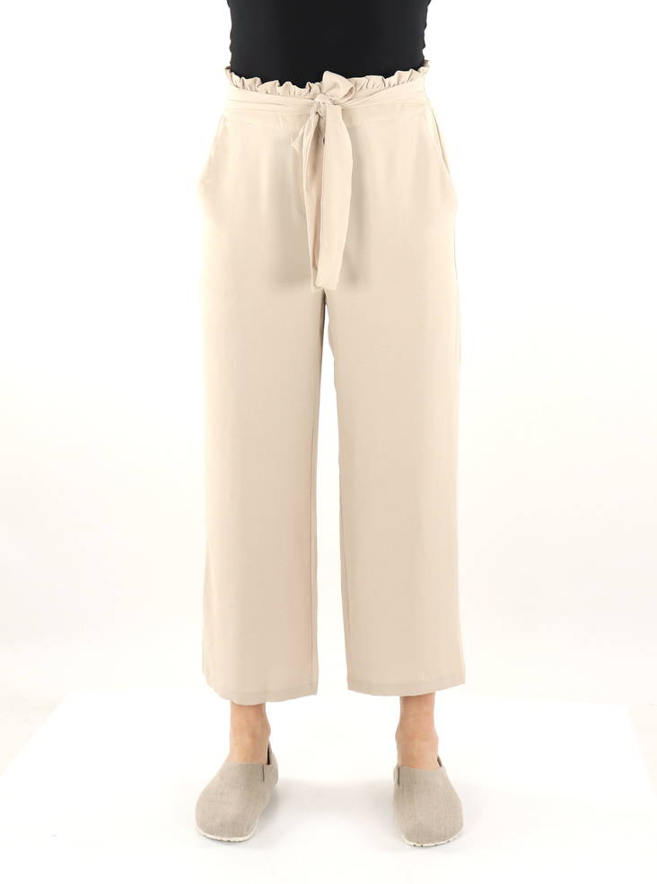 Vila Damen Culottes Hose HW Feder Grau - Damenhosen - 135508 - 1