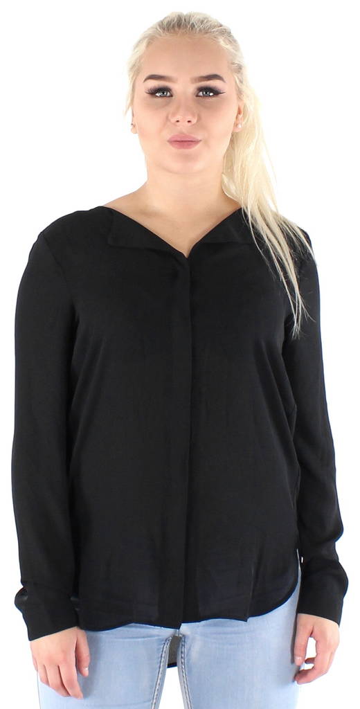 Vila Bluse, Schwarz - Damenblusen und -hemden - 119218 - 1
