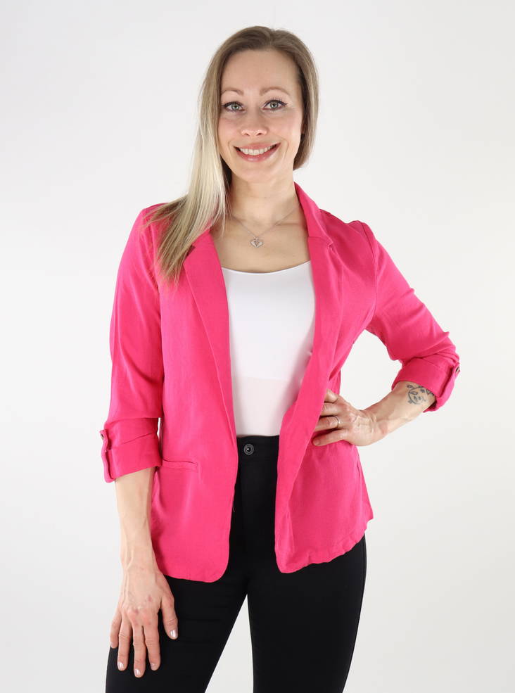 Vero Moda Damen Blazer Locker 3/4 Himbeere - Damenblazer - 135818 - 1