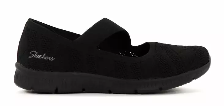 Skechers Ballerinas 100648/BBK BE COOL - SWEET KNIT schwarz - Ballerinas - 136438 - 1