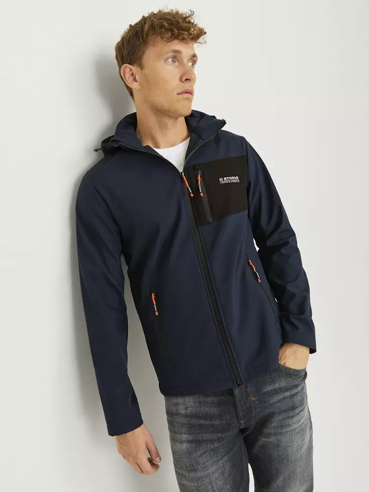 Jack&Jones Herren Softshelljacke Navy Blazer - Herrenjacken - 136858 - 1