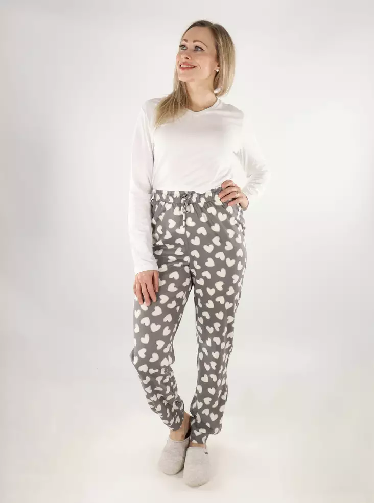 Only Damen Schlafanzug-Set Dezember Himmel/Grau-Violett - Damen Nachtwäsche - 137378 - 1