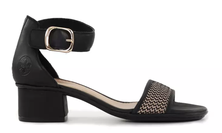Rieker Damen Sandalen 64952-00 schwarz - Rieker Sandalen - 138308 - 1