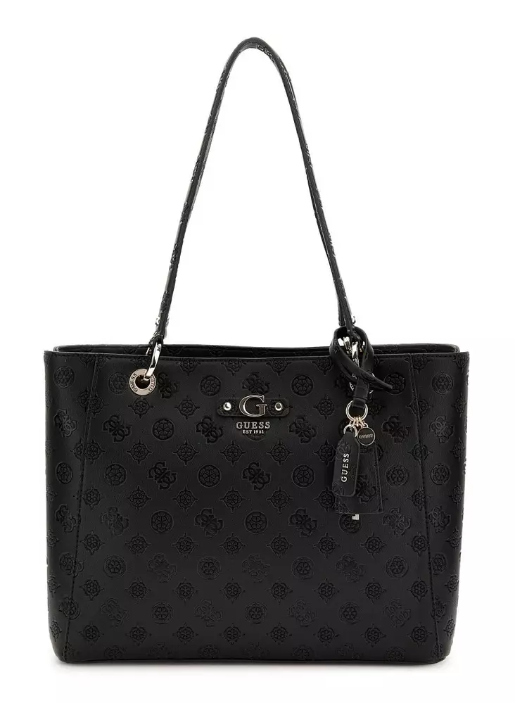 Guess Tasche Dita Schwarz Logo - Handtaschen - 140108 - 1