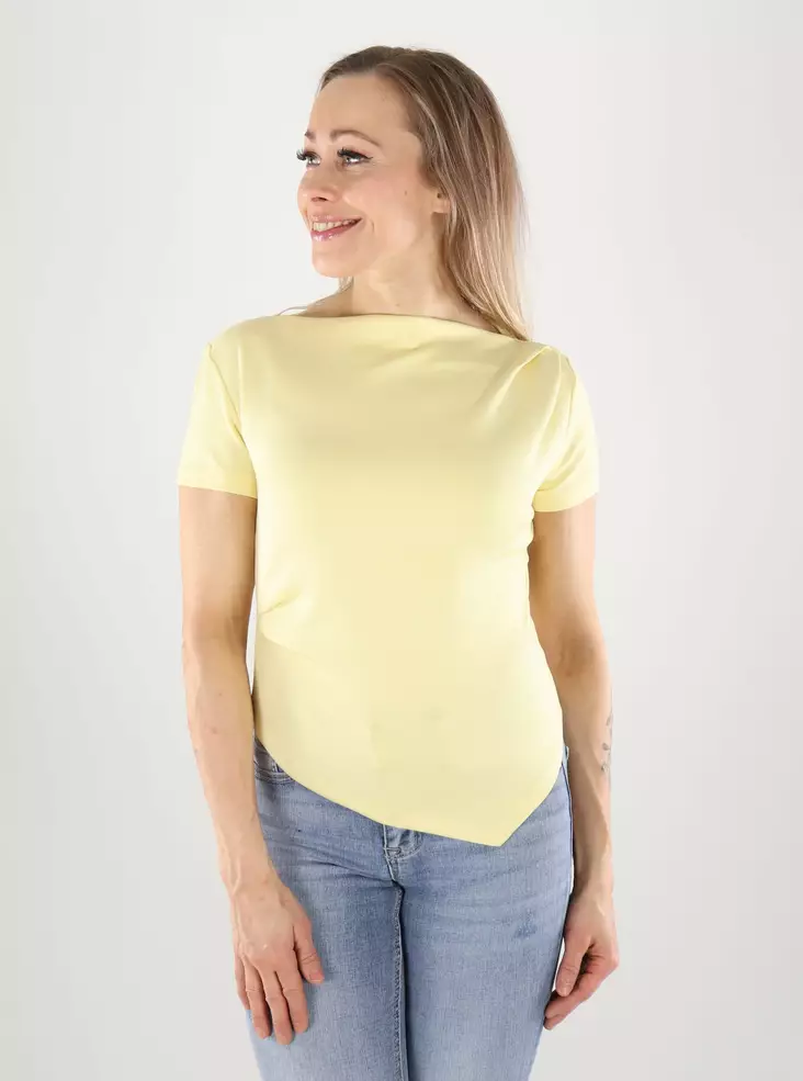 Vero Moda T-Shirt in zartem Banane - Damen T-Shirts - 141048 - 1