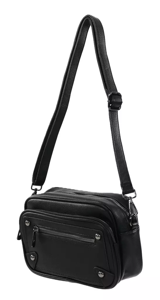 Brunelli Schultertasche 7075e Schwarz - Handtaschen - 139808 - 1