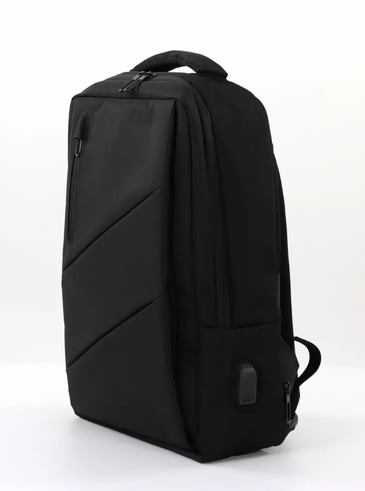 Minissimi Rucksack mit USB-Anschluss 1122 Schwarz - Rucksäcke - 136898 - 1
