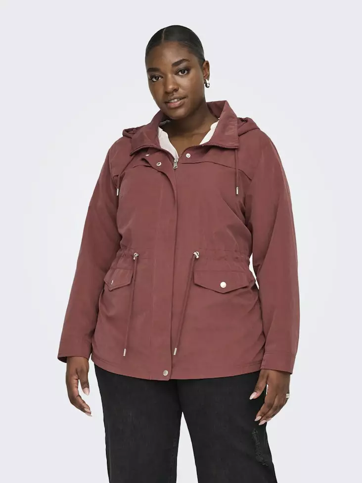 Only Carmakoma Damen Plus Size Jacke CARNEWSTARLINE gewürzter Apfel - Leichte Damenjacken - 140318 - 1