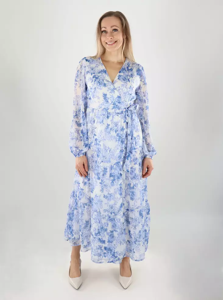 Only Wickelkleid Bel Air Blau/Porzellan - Kleider und Tuniken - 141028 - 1