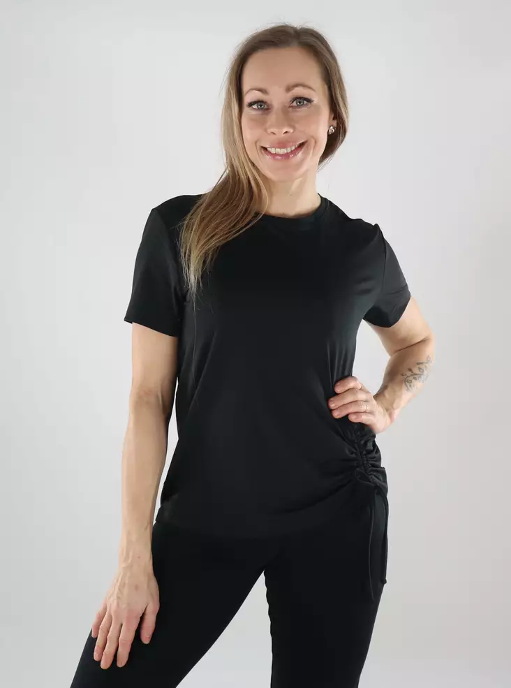 Only Play Damen T-Shirt Locker Schwarz - Damen Sport T-Shirts - 139968 - 1