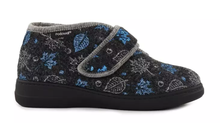 Podowell Hausschuhe Danaelle anthrazit - Damen Hausschuhe - 139388 - 1