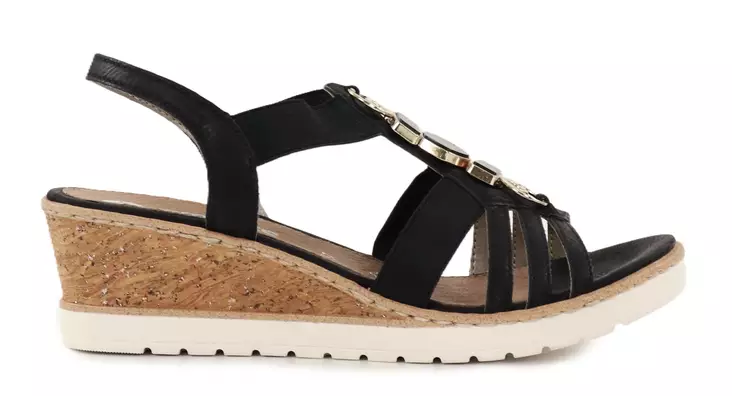 Rieker Remonte Damen Sandalen R6264-00 schwarz - Rieker Sandalen - 138168 - 1