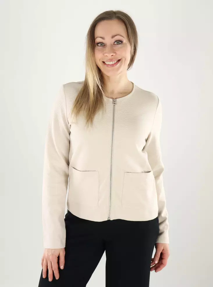 Vila Damenstrickjacke/Jacke VIGARDEN Kurz Birke - Damenpullover - 140158 - 1