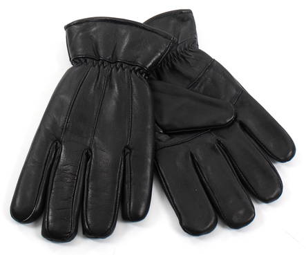 Handschuhe 1256D, Schwarz - Herrenhandschuhe, Schals, Kopfbedeckungen - 125089 - 1