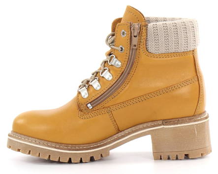 Migant Leder Stiefeletten L920-28, Camel - Damen Stiefeletten - 127329 - 2