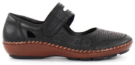 Rieker Walking Schuhe 44875-00 schwarz - Damen walkingschuhe - 125499 - 1