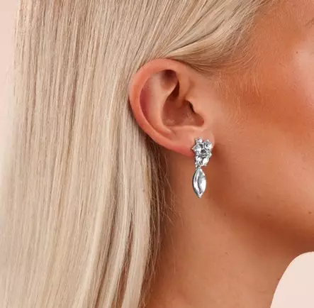 Snö von Schweden Ohrringe Noctelle Silber/Klar - Ohrringe - 140029 - 2