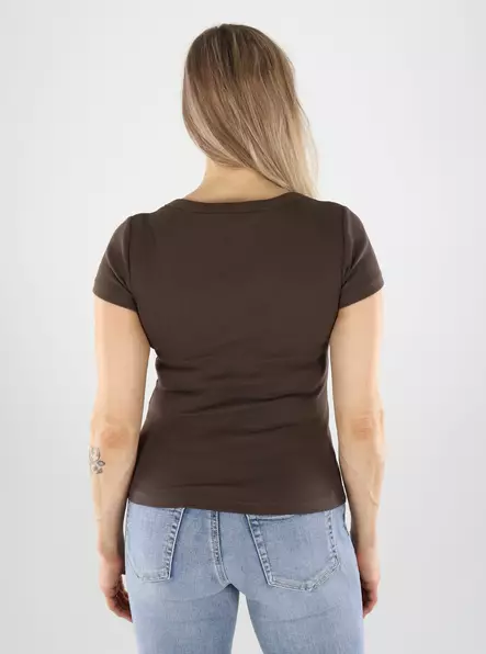 Vero Moda T-Shirt schokoladenbraun - Damen T-Shirts - 140979 - 2