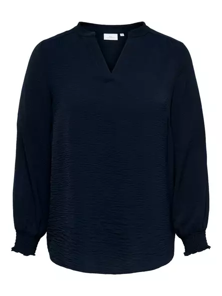 Only Carmakoma Hemd Marineakademie - Damen Langarmshirts - 141359 - 1