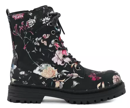 Migant Damen Stiefeletten A920-317 schwarze Blume - Damen Stiefeletten - 141649 - 1