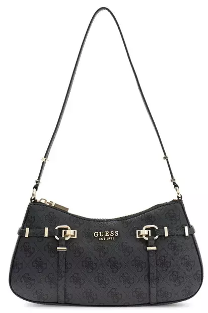 Guess Schultertasche Leona Kohle Logo - Handtaschen - 140459 - 1