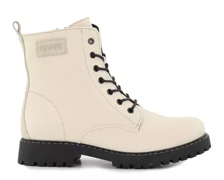 Ilves Damen Stiefeletten / Combat Boots 8627 Textil Beige - Damen Stiefeletten - 138049 - 2