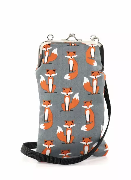 Nabo Handtasche mit Schulterriemen K556 großer Fuchs - Geldbörsen - 137349 - 1