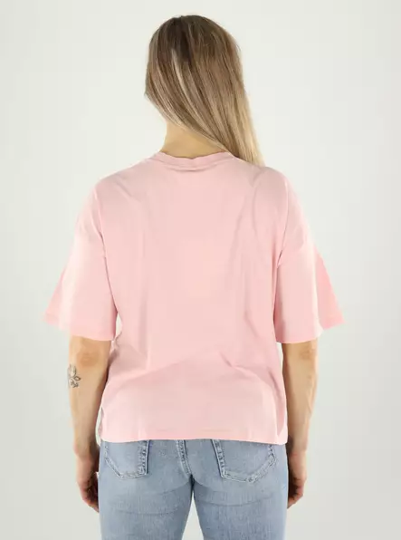 Nur T-Shirt aus Bio-Baumwolle mit rosafarbenem Touch/Bahamas - Damen T-Shirts - 141059 - 2