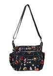 Nabo Marris NK2220 Tasche schwarz / Blumendesign - Handtaschen - 134859 - 1