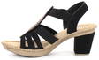 Rieker Sandalen 66526-00, Schwarz - Rieker Sandalen - 128289 - 2