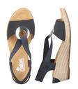 Rieker Damen Sandalen 624H6-14 blau - Rieker Sandalen - 135379 - 3