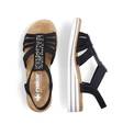 Rieker Damen Sandalen V0652-00 schwarz - Rieker Sandalen - 135769 - 3