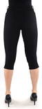 Vila Elastische Capris Jeggy Ana Neu Schwarz - Damen Shorts und Capris - 133639 - 2