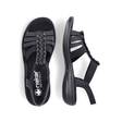 Rieker Damen Sandalen 60809-00 schwarz - Rieker Sandalen - 135969 - 4