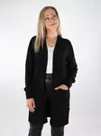 Vero Moda Damenstrickjacke Offen Schwarz - Damenpullover - 136869 - 1