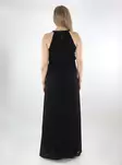 Vila Spitze Maxi-Kleid mit Neckholder Schwarz/Elastisch - Kleider und Tuniken - 137689 - 2