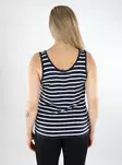 Only Damen Streifen Top Moster Tank Nachtblau/Wolkentänzer - Damen Tops - 138439 - 2