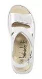 Belvida Damen Sandalen 46418 weiß glänzend - Damen Arbeitsschuhe - 138569 - 3