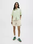 JJXX Baumwollshorts Kampagne Oxford Tan - Damen Shorts und Capris - 138579 - 2