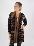 Vero Moda Damen Cardigan mit Tiermuster schwarz/Beige - Damenpullover - 139129 - 1