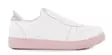 Andrea Conti Damen Sneaker aus echtem Leder 0341050-1909 Weiß/Rosa - Damen Sneaker - 140309 - 3