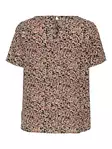 Only Carmakoma Damen Plus-Size T-Shirt Life Schwarz/Scharlachrot - Damen T-Shirts - 140679 - 2