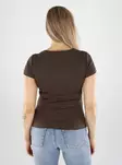 Vero Moda T-Shirt schokoladenbraun - Damen T-Shirts - 140979 - 2