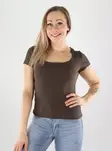 Vero Moda T-Shirt schokoladenbraun - Damen T-Shirts - 140979 - 1