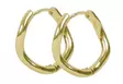 Snö of Sweden Ohrringe Union Curve Ring 20 mm gold - Ohrringe - 141599 - 1