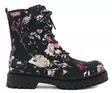 Migant Damen Stiefeletten A920-317 schwarze Blume - Damen Stiefeletten - 141649 - 1